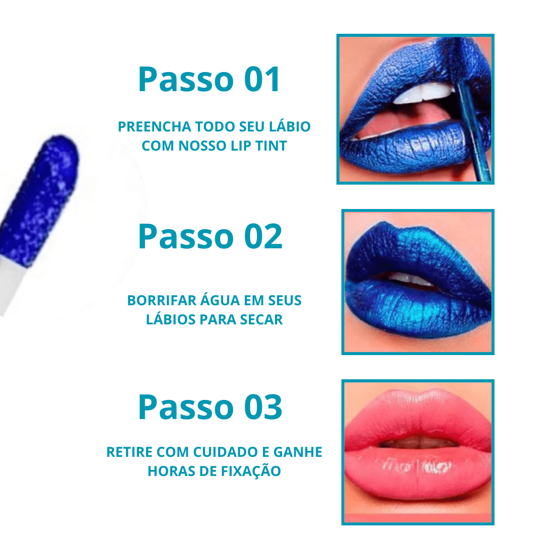 Lip Tint Longa Duração A prova d'água
