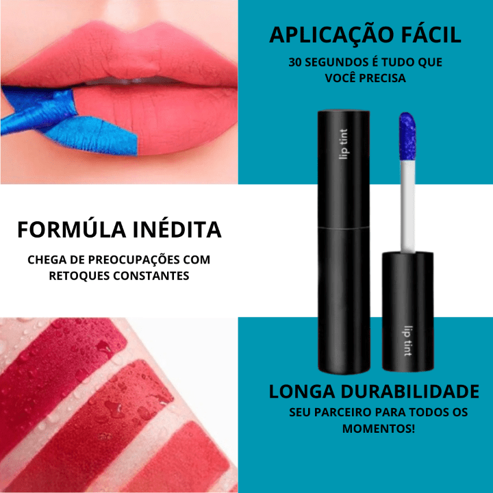 Lip Tint Longa Duração A prova d'água